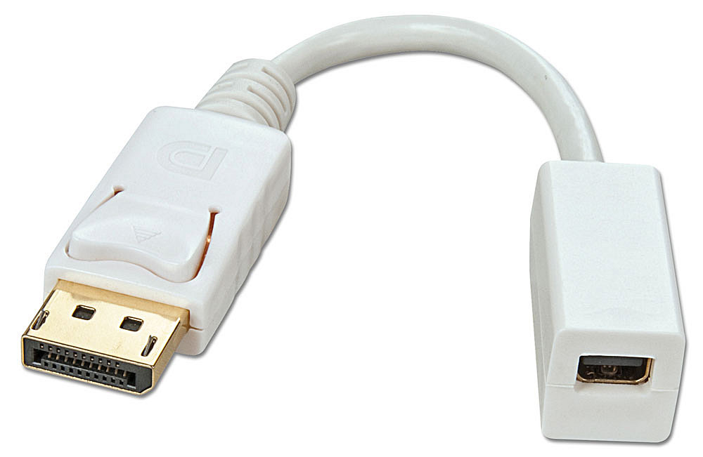 Displayport Male To Mini Displayport Female Adapter Cable 25