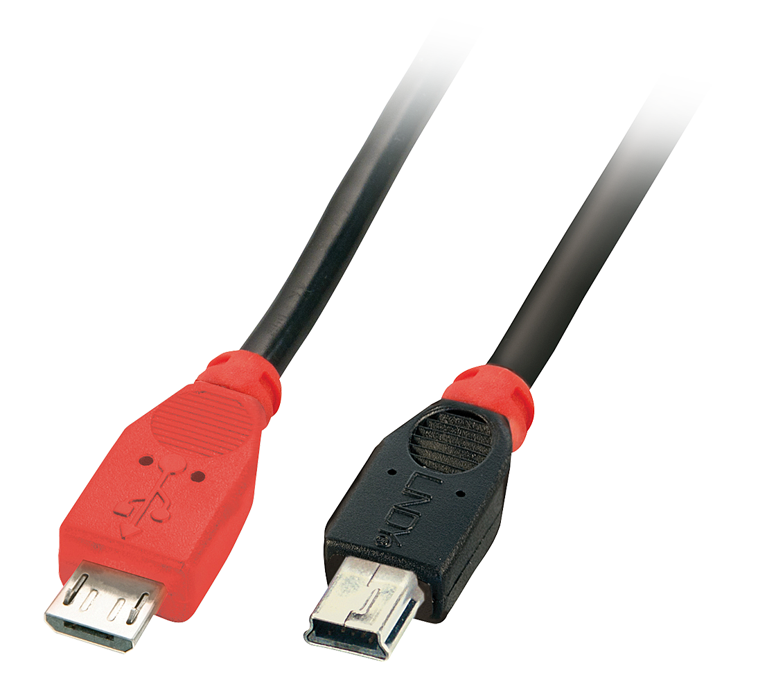 baggrund Bygge videre på meteor 1m USB OTG Cable - Black, Type Micro-B to Mini-B | $7
