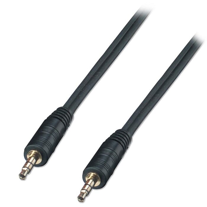 0.25m Audio Cable - 3.5mm Stereo Jack Male to 3.5mm Stereo Jack Male, Premium