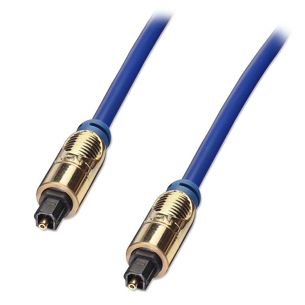 Premium Gold TosLink SPDIF Digital Optical Cable, 5m |