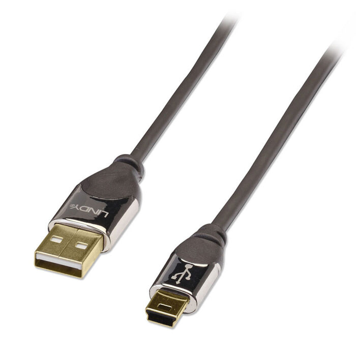 5m CROMO USB 2.0 Type A to Mini-B Cable