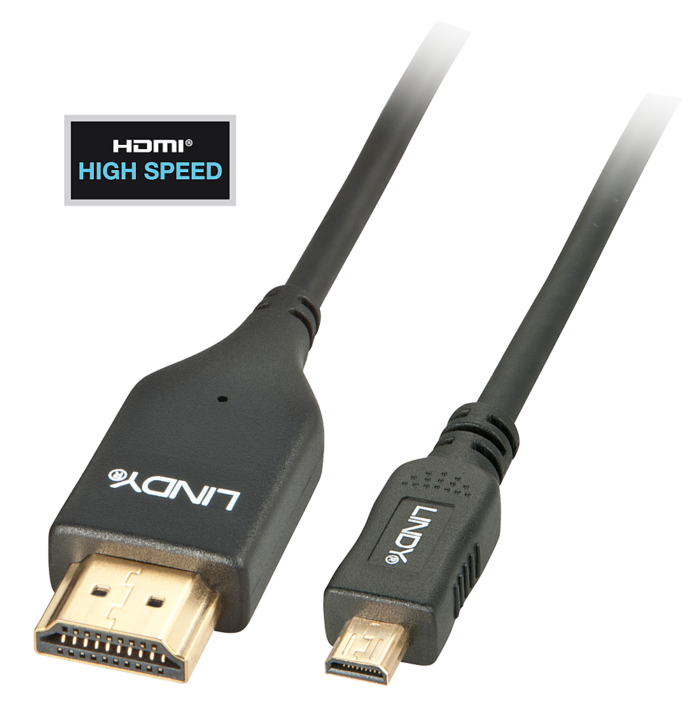 2m Ultra Slim Active High Speed HDMI to Micro HDMI Cable with Ethernet