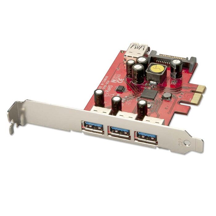 USB 3.0 Card - 3 + 1 Port, PCIe