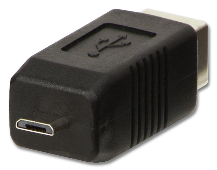 USB Adapter, USB B Female to Micro-B Male