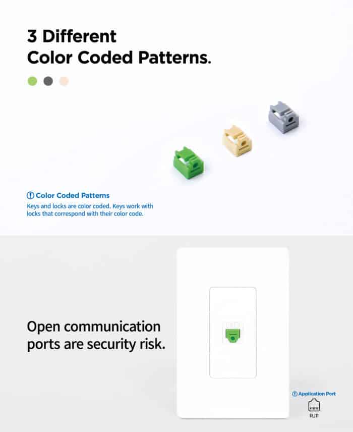 Smart Keeper RJ11 Port Locks with Key - Image 5